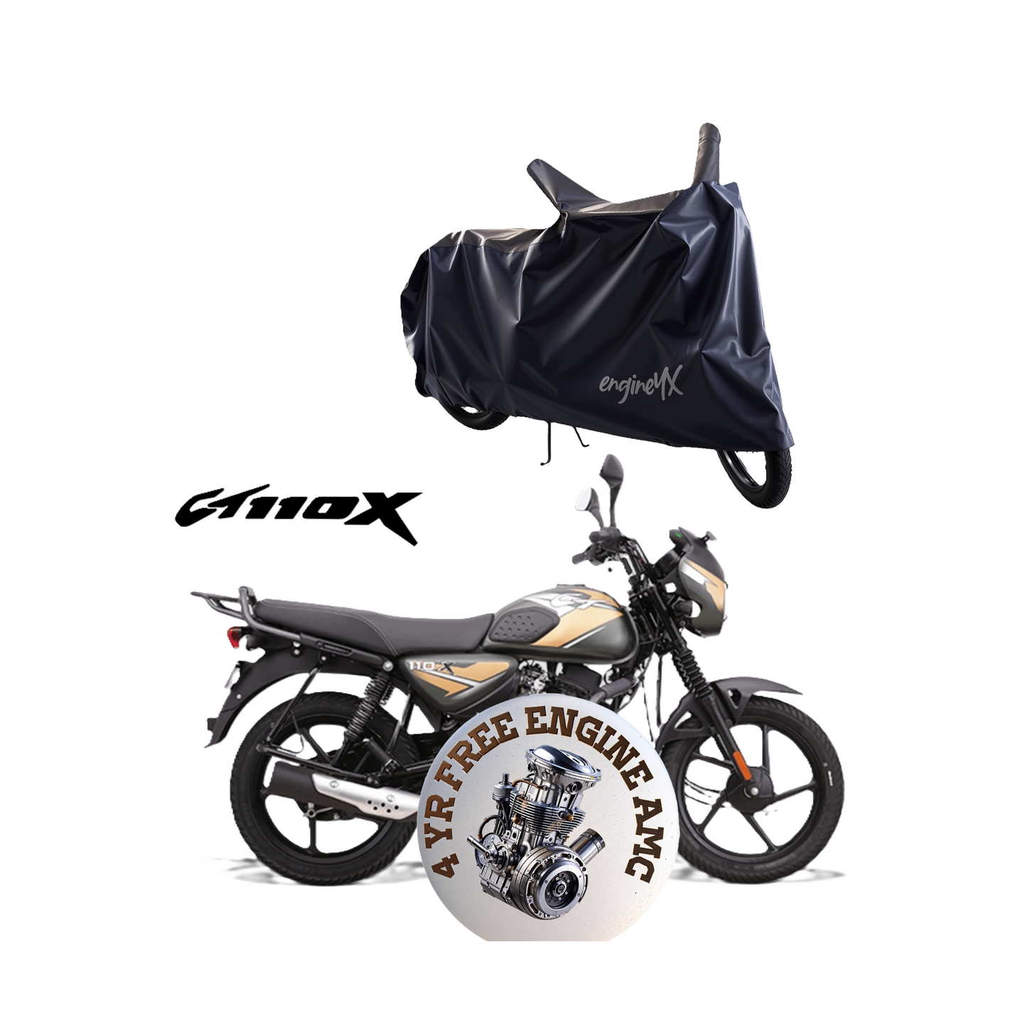 BAJAJ CT100X Combo Offer